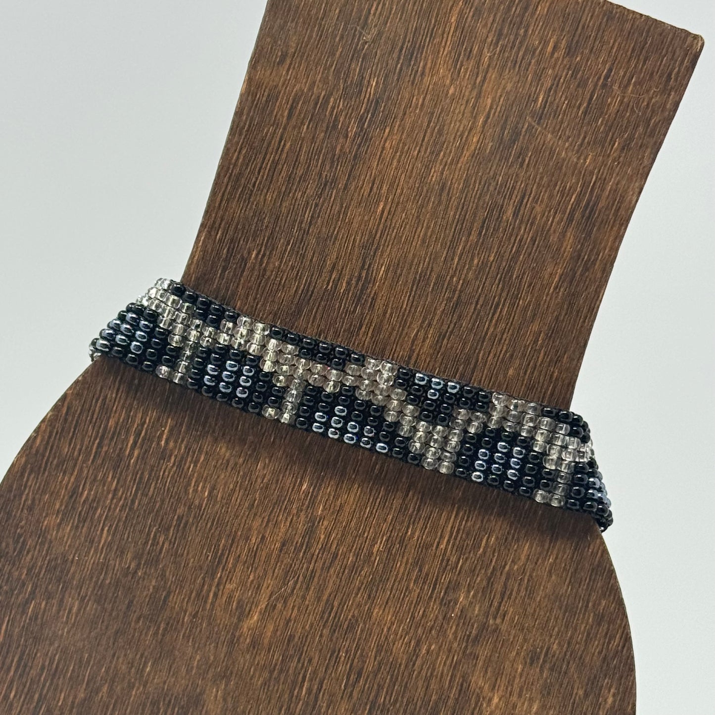 Bracelet Boho Southwest Beaded Leopard Print Layer 7 in