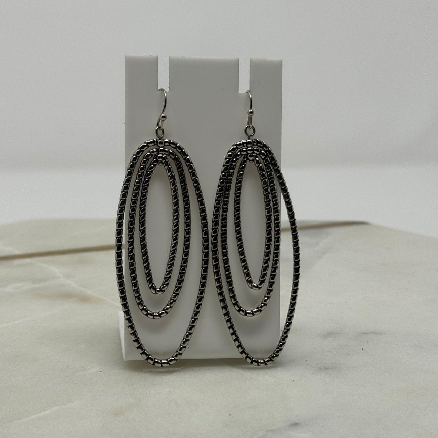 VariationRounded Multi-Layer Dangle Hook Earrings