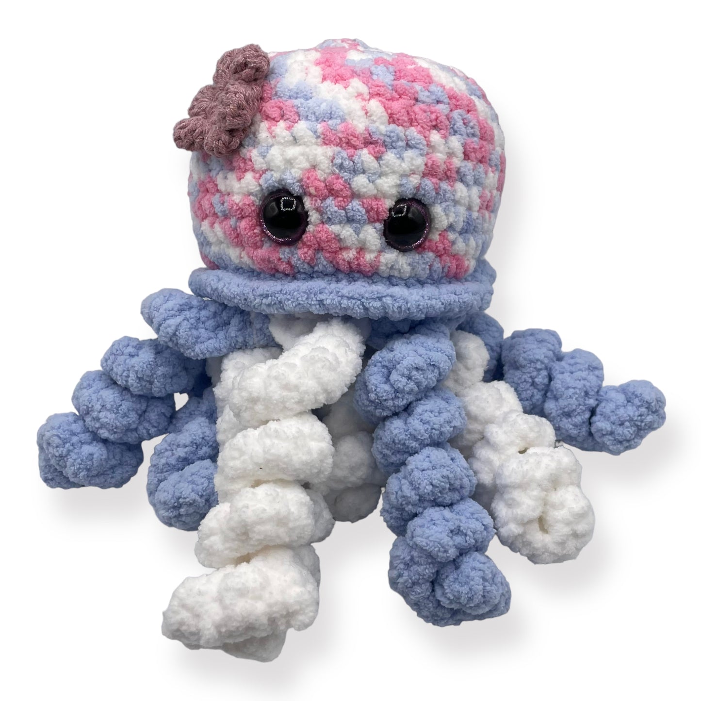 Pink & Blue Plush Octopus