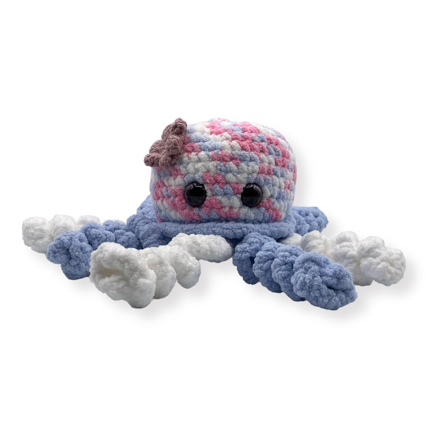 Pink & Blue Plush Octopus
