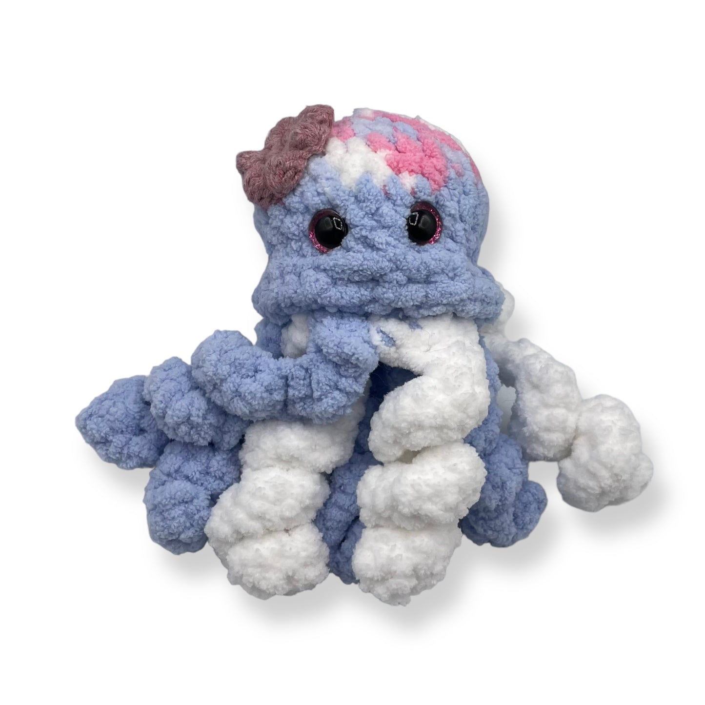 Pink & Blue Plush Octopus