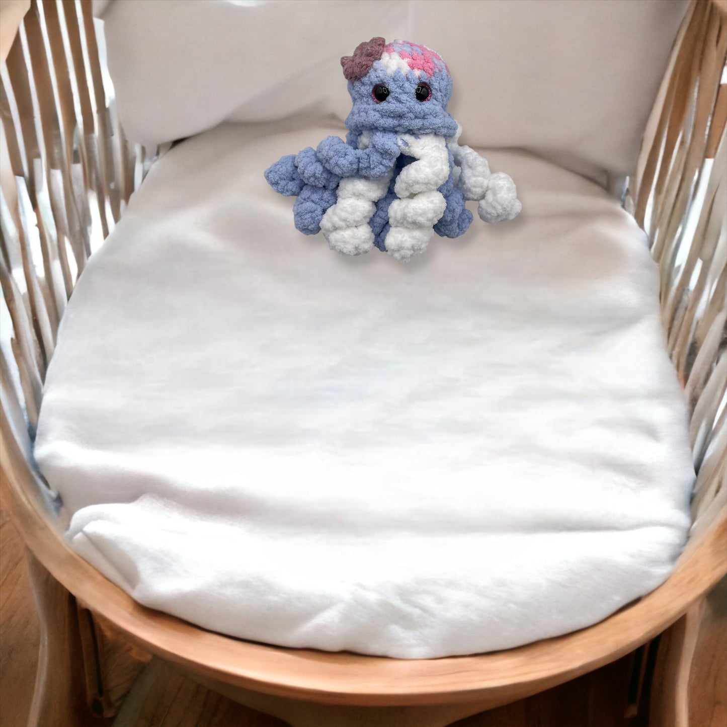 Pink & Blue Plush Octopus