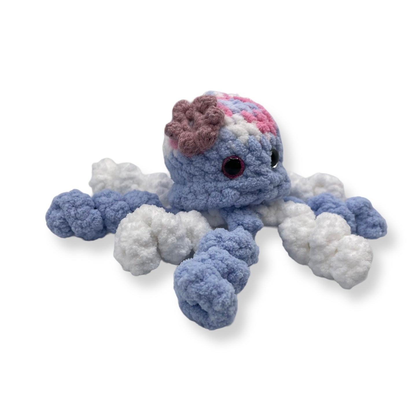 Pink & Blue Plush Octopus