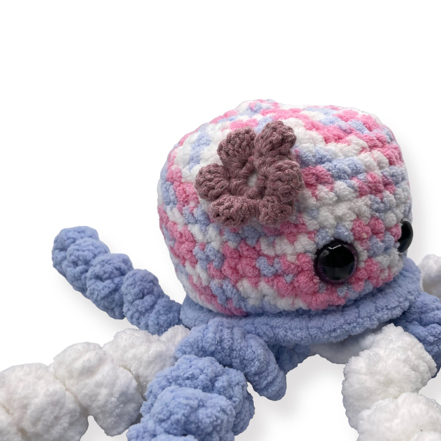 Pink & Blue Plush Octopus