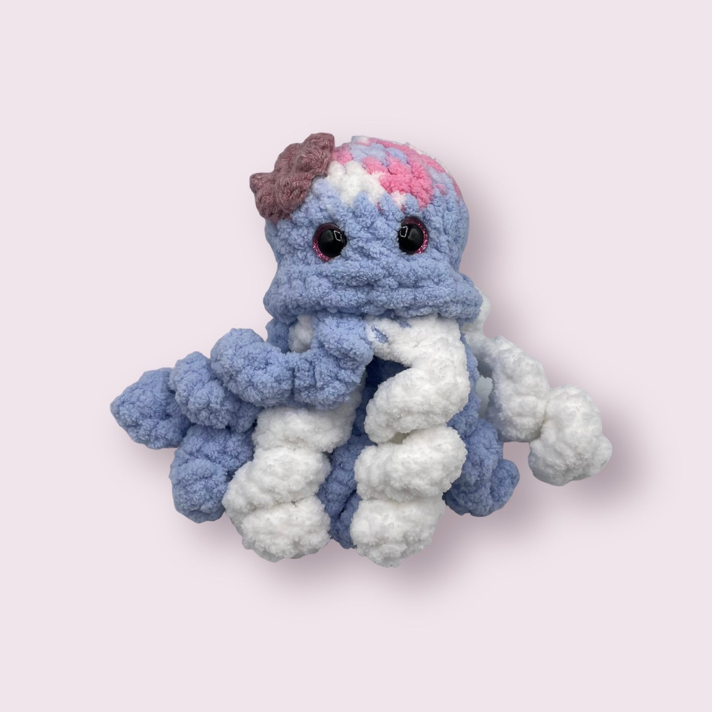 Pink & Blue Plush Octopus